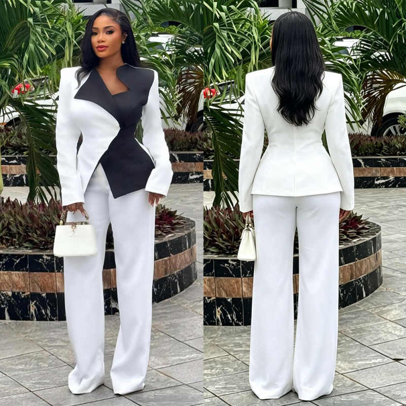 Unique Women'S Formal Wear - Benzersiz Tasarım Kadın Ceket Takımları Siyah