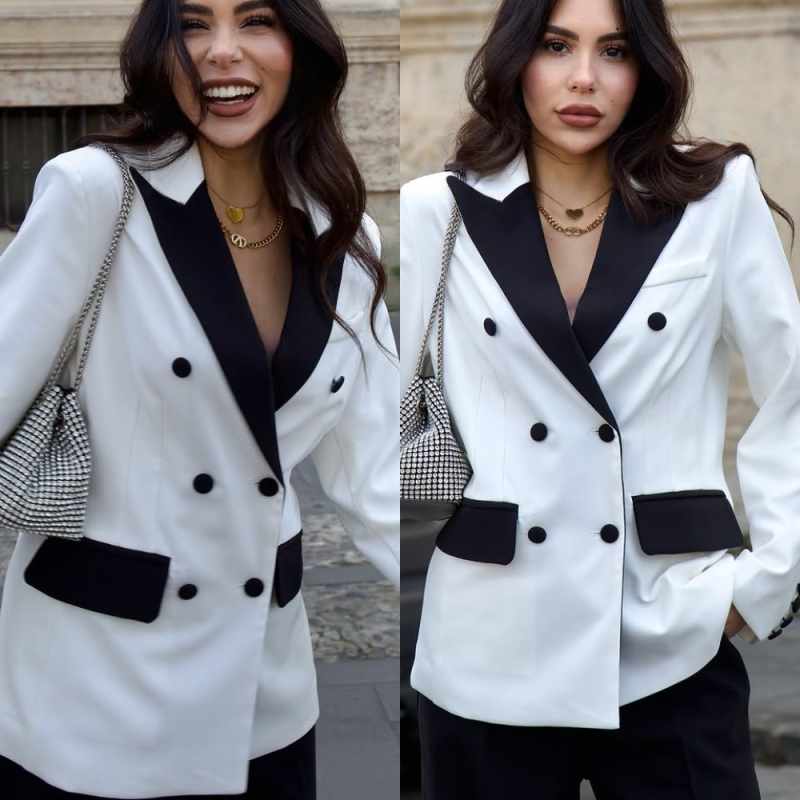 Women Formal Wear With Blazer - Modern Kadın Takım Elbise 2 Parça