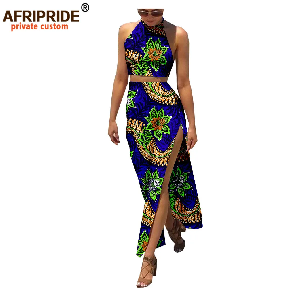 Female Formal Wear - Afrika tarzı yaz 2 parça şort