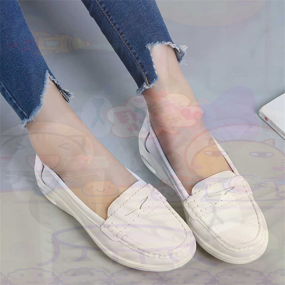 Women Formal Wear Trends - Yumuşak Slip-on Bayan Büyük Boy Ayakkabı