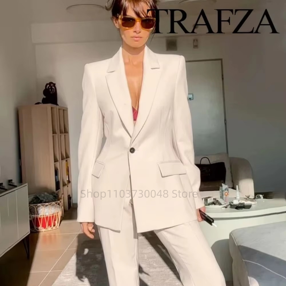 Women Formal Wear With Blazer - Moda Ofis Bayanlar Blazer ve Pantolon