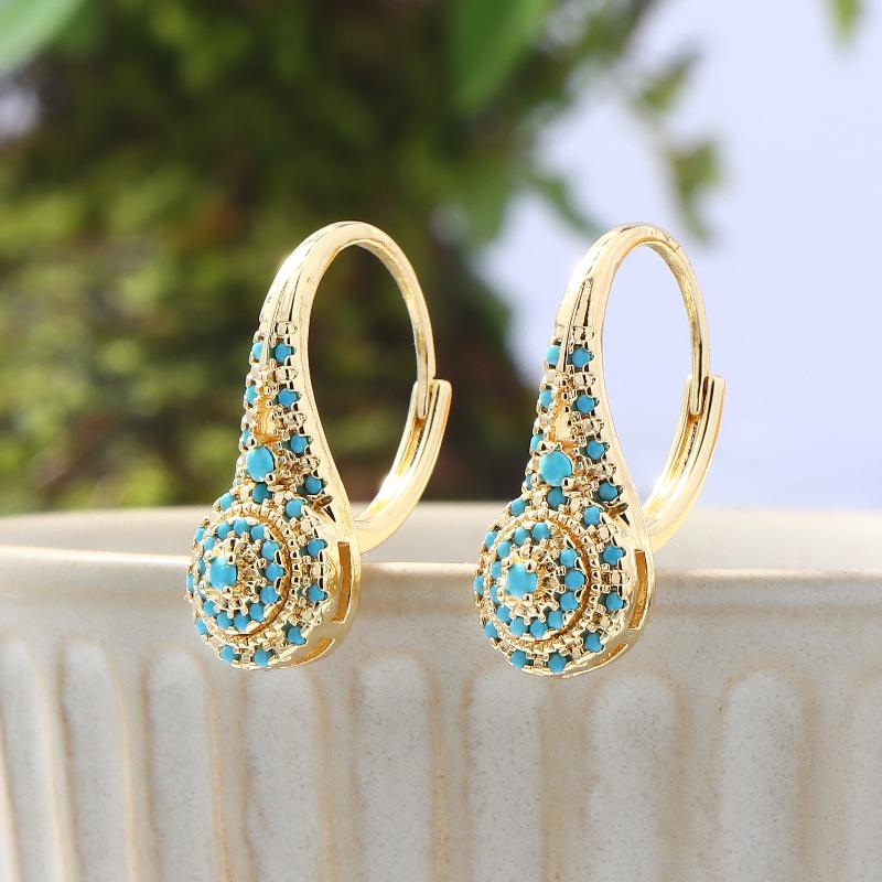 Etnik Yaratıcı Turkuaz Küpeler - Women Formal Wear Ethnic incelemesi ve fiyatı