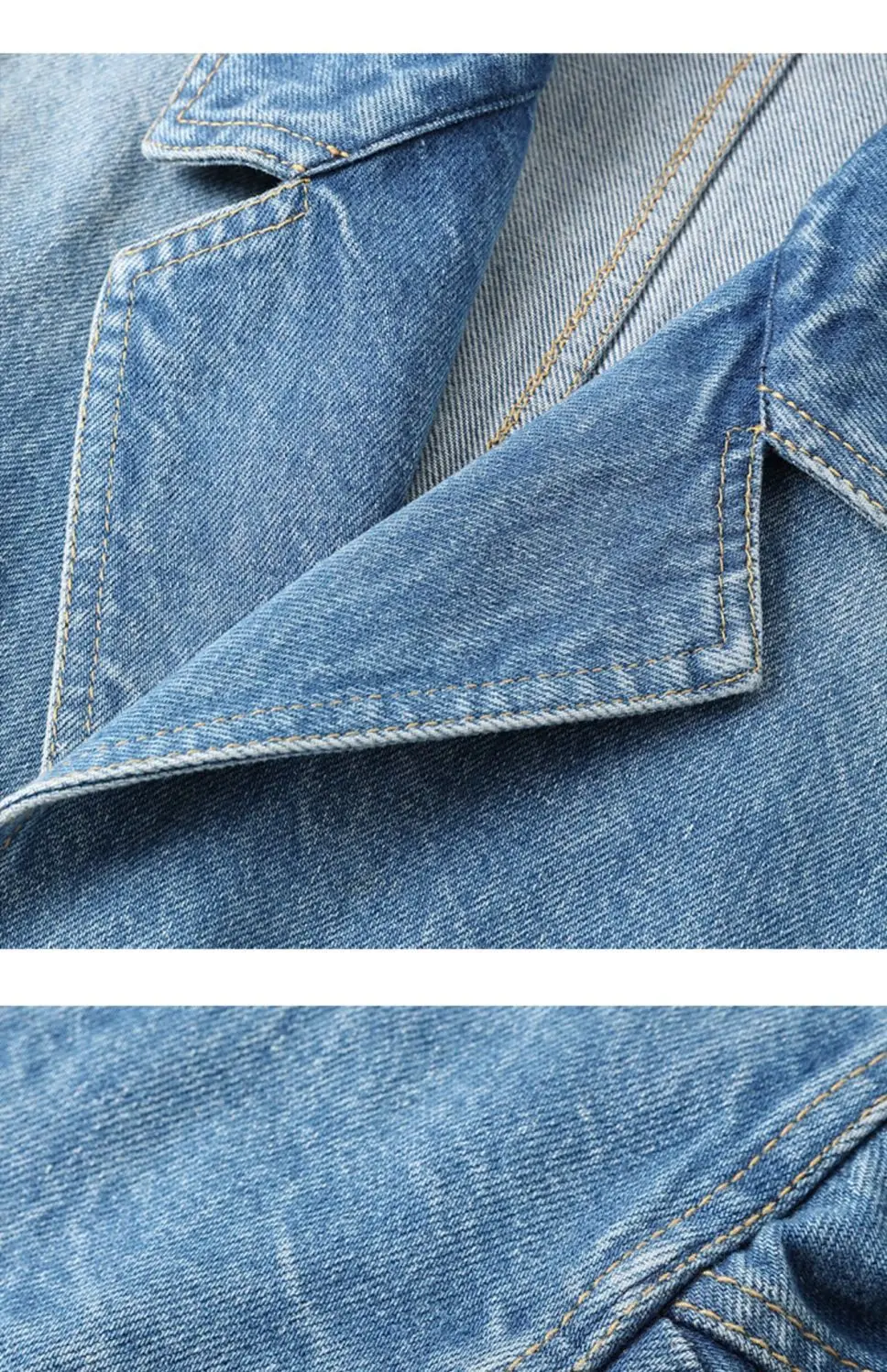 Mavi Yıkanmış Retro Denim Ceke - Unique Women'S Formal Wear incelemesi ve fiyatı