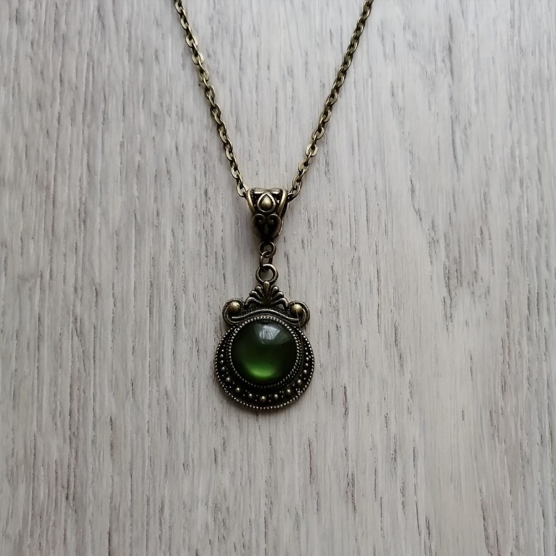 1 Gotik Bohem Tarzı Kolye Oval - Women'S Gothic Formal Wear incelemesi ve fiyatı
