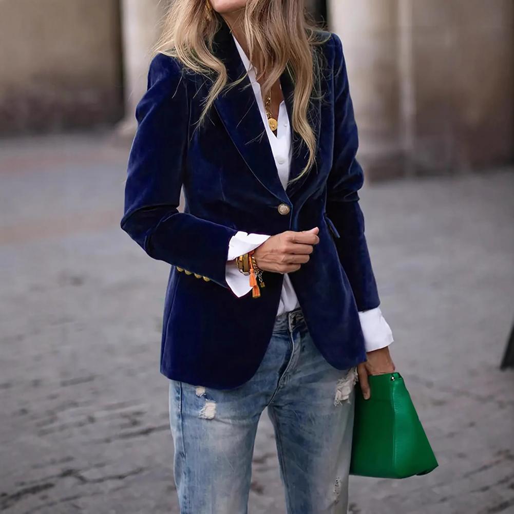 Kadife Büyük Beden Kadınlar İç - Women Formal Wear With Blazer incelemesi ve fiyatı