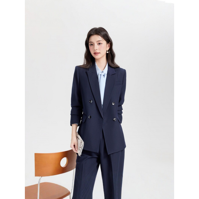 Lacivert kruvaze kadın iş elbi - High End Women'S Formal Wear incelemesi ve fiyatı