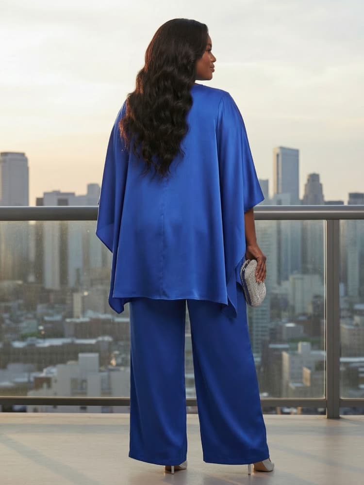 Büyük Beden Yuvarlak Yaka Pele - Female Formal Wear incelemesi ve fiyatı